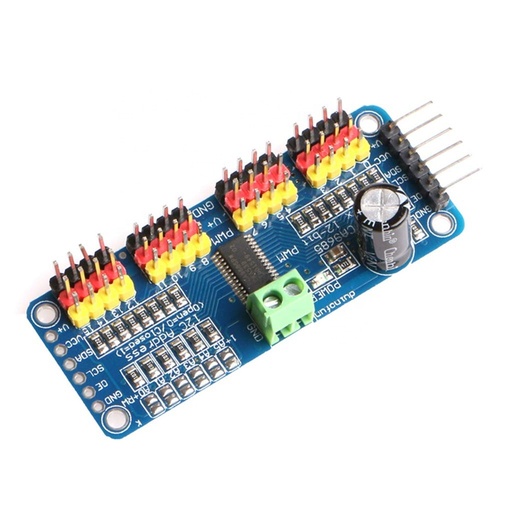 [SKU-00276] 16-Channel 12-bit PWM Servo Shield I2C Interface PCA9685 PCA9685PW